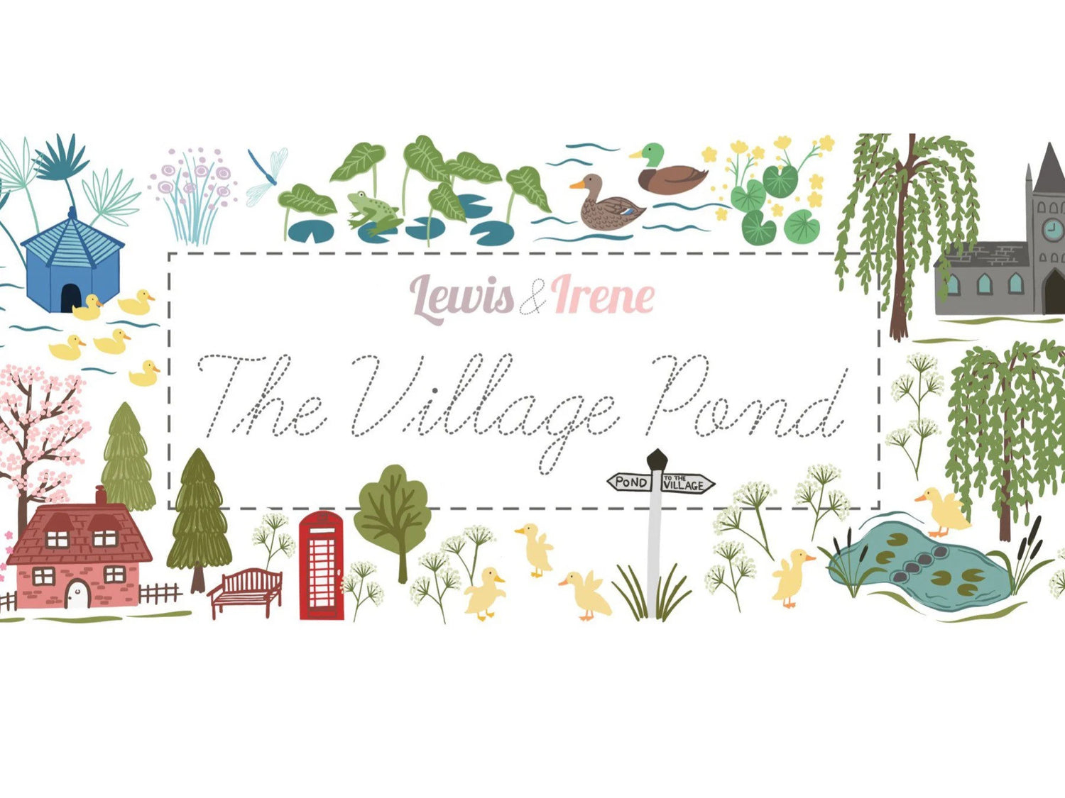 Lewis & Irene The Village Pond Fabric Collection