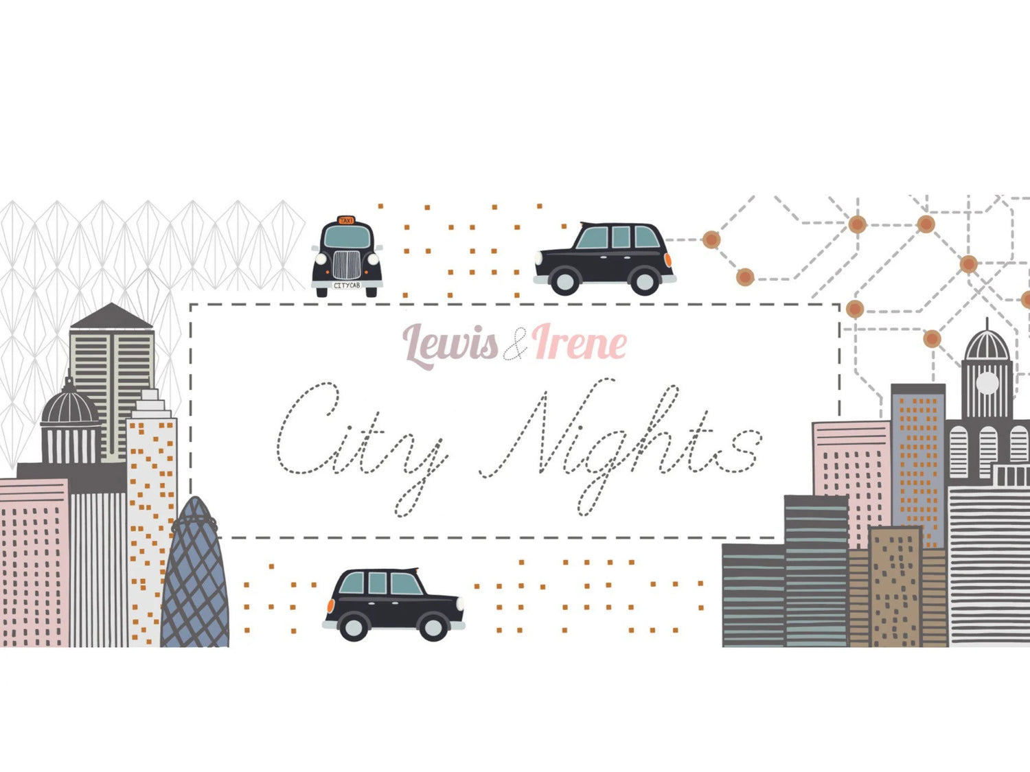 Lewis & Irene City Nights Fabric Collection