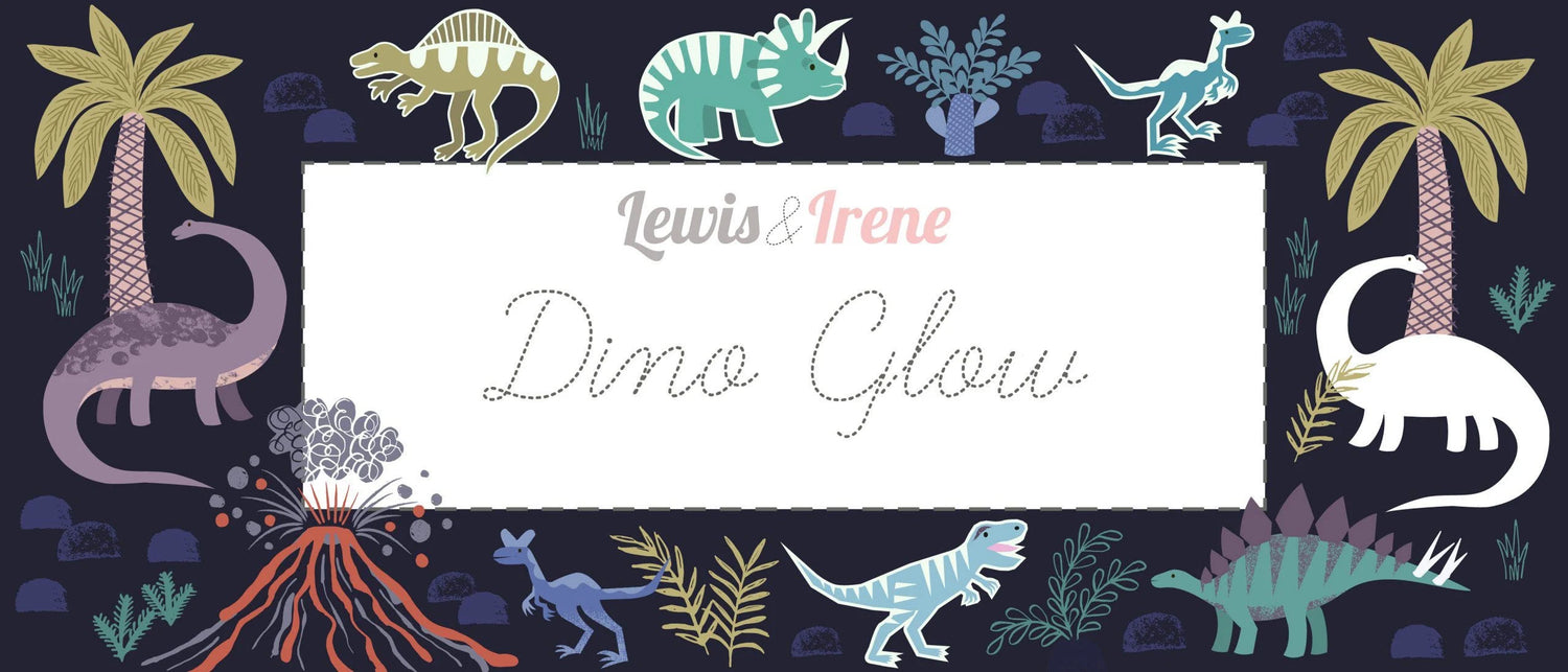 Lewis & Irene Dino Glow Fabric Collection