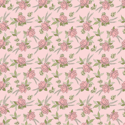 LAST BOLT! Poppie Cotton Country Roads Fabric Collection Shenandoa on Pink Premium 100% Cotton Quilt Shop Quality Fabrics