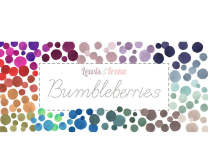 Lewis & Irene Bumbleberries Blenders Bookworm BB271 Premium 100% Cotton Quilt Shop Quality Fabrics