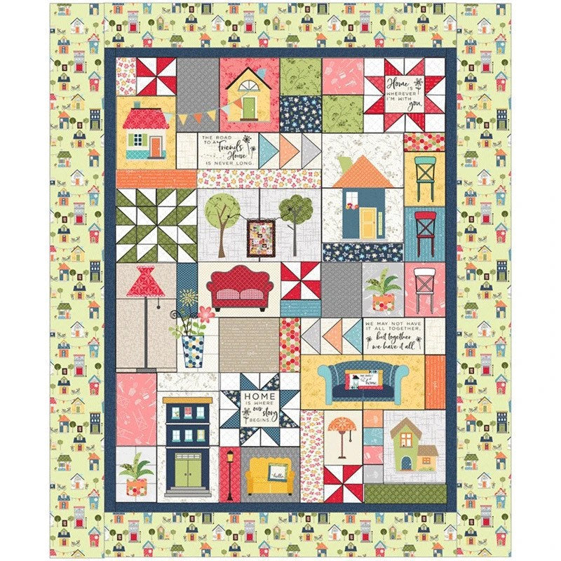 RETIRED!!! Kimberbell Make Yourself at Home Quilt Collection Embellishment Kit