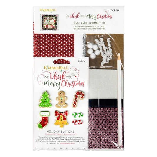 RETIRED!! Kimberbell We Whisk You a Merry Christmas Quilt Collection Embellishment Kit