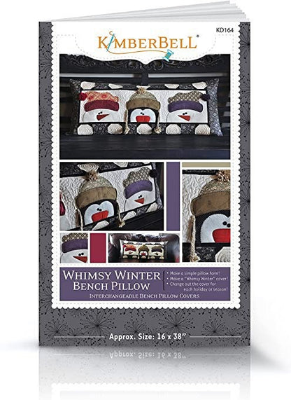 Kimberbell Whimsey Winter Bench Pillow Collection Machine Embroidery CD