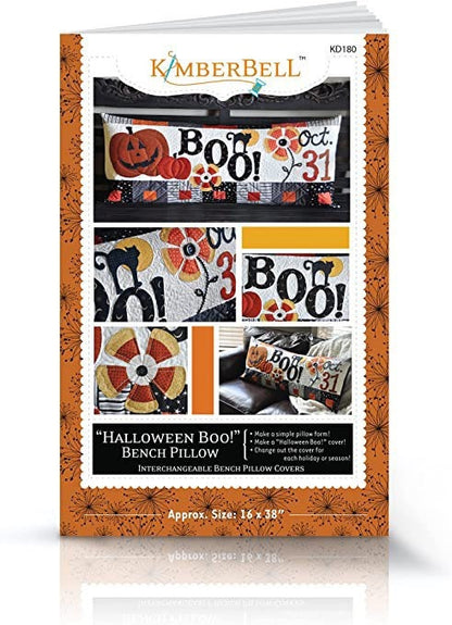 Kimberbell Halloween Boo! Bench Pillow Collection Machine Embroidery CD