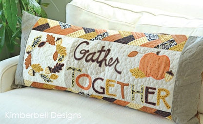 Kimberbell Gather Together Bench Pillow Collection Machine Embroidery CD