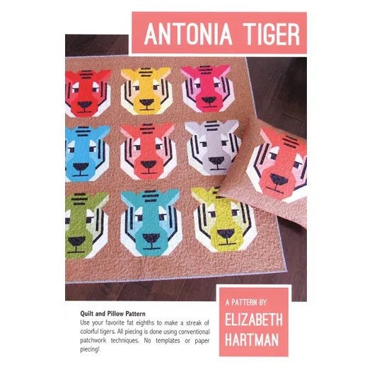 Elizabeth Hartman Antonia Tiger Pattern (3 Size Variations Per Pattern)