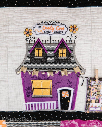 Kimberbell Twilight Boolivard Bench Pillow Collection (Opt. Machine Embroidery CD, Fabric & Backing Kit, and Embellishment Kits)