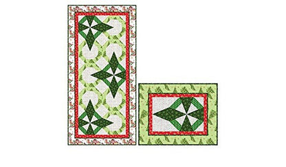 MS North Star Table Runner & Placemat Kit All the Trimmings Fabric Collection (Table Runner 22.5”x46.5” Placemats (2) 14.5”x17.5”)