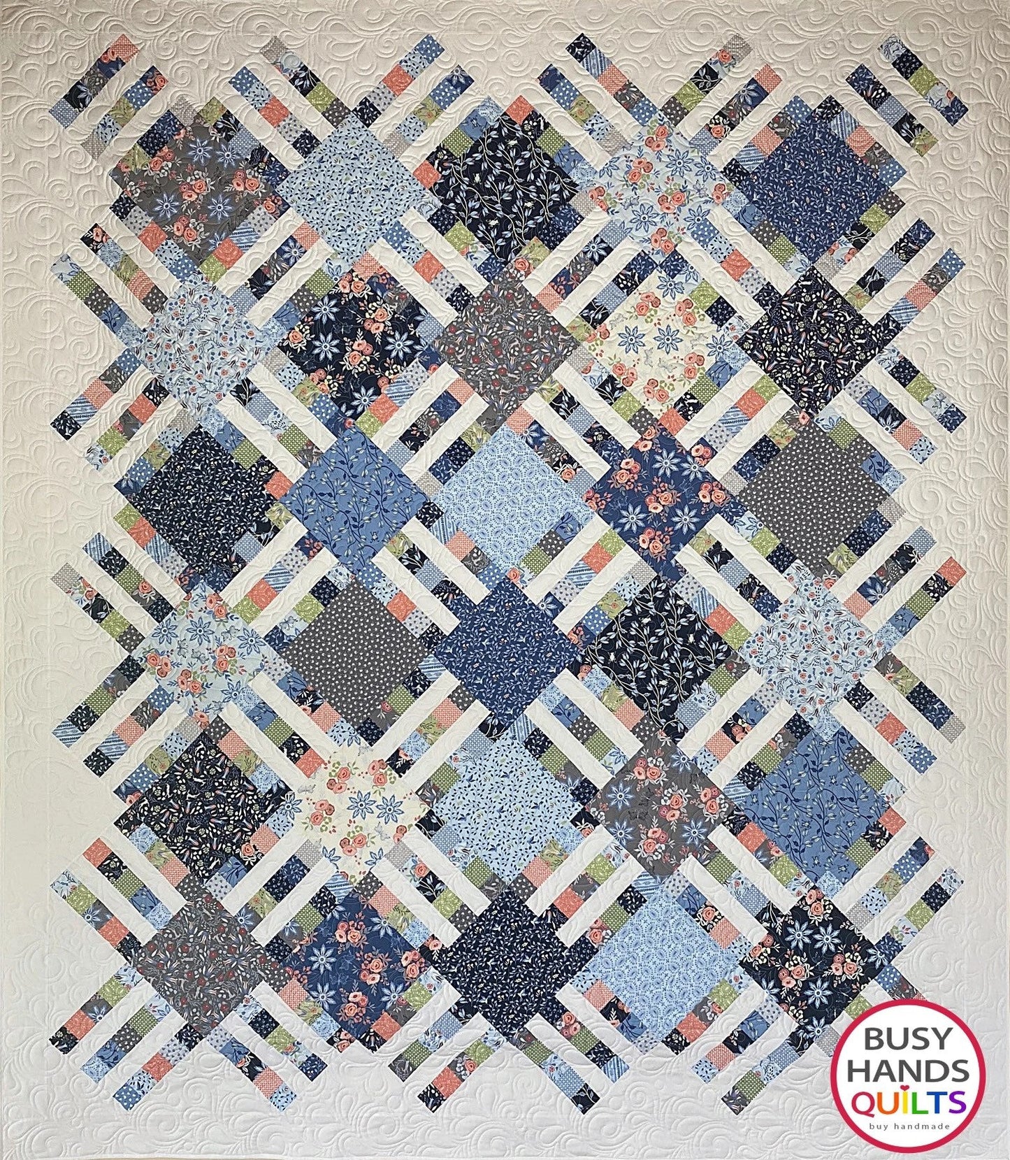 Busy Hands Quilts Home Awaits Quilt Pattern (6 Size Variations Per Pattern)