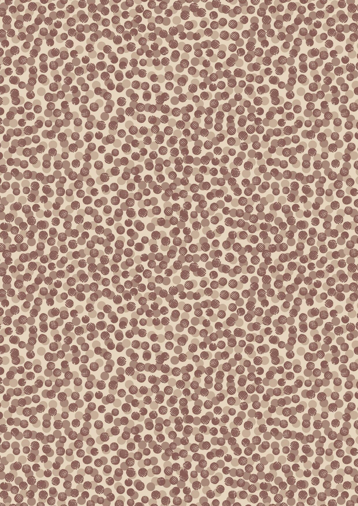 Lewis & Irene The Orchard Fabric Collection Abstract Berries on Cream Premium 100% Cotton Quilt Shop Quality Fabrics