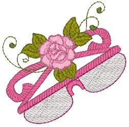 Purely Gates Mylar Swirly Girly 12 Design Machine Embroidery CD w/Mylar Sheet (uses 4”x4” hoop)