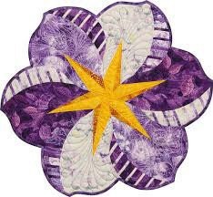 Quiltworx African Violets Petals Foundation Paper Piecing Placemat Pattern