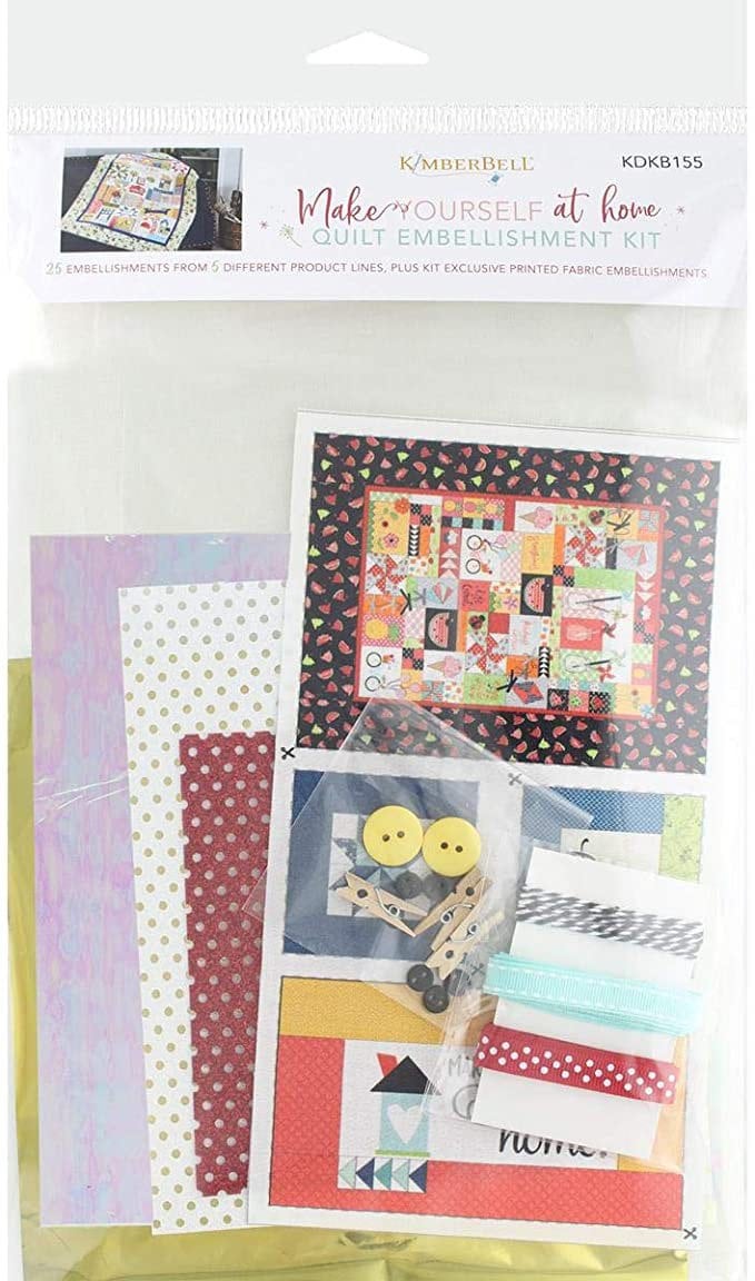 RETIRED!!! Kimberbell Make Yourself at Home Quilt Collection Embellishment Kit