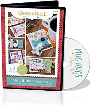 Kimberbell Holiday & Seasonal Mug Rugs Volume III Machine Embroidery CD