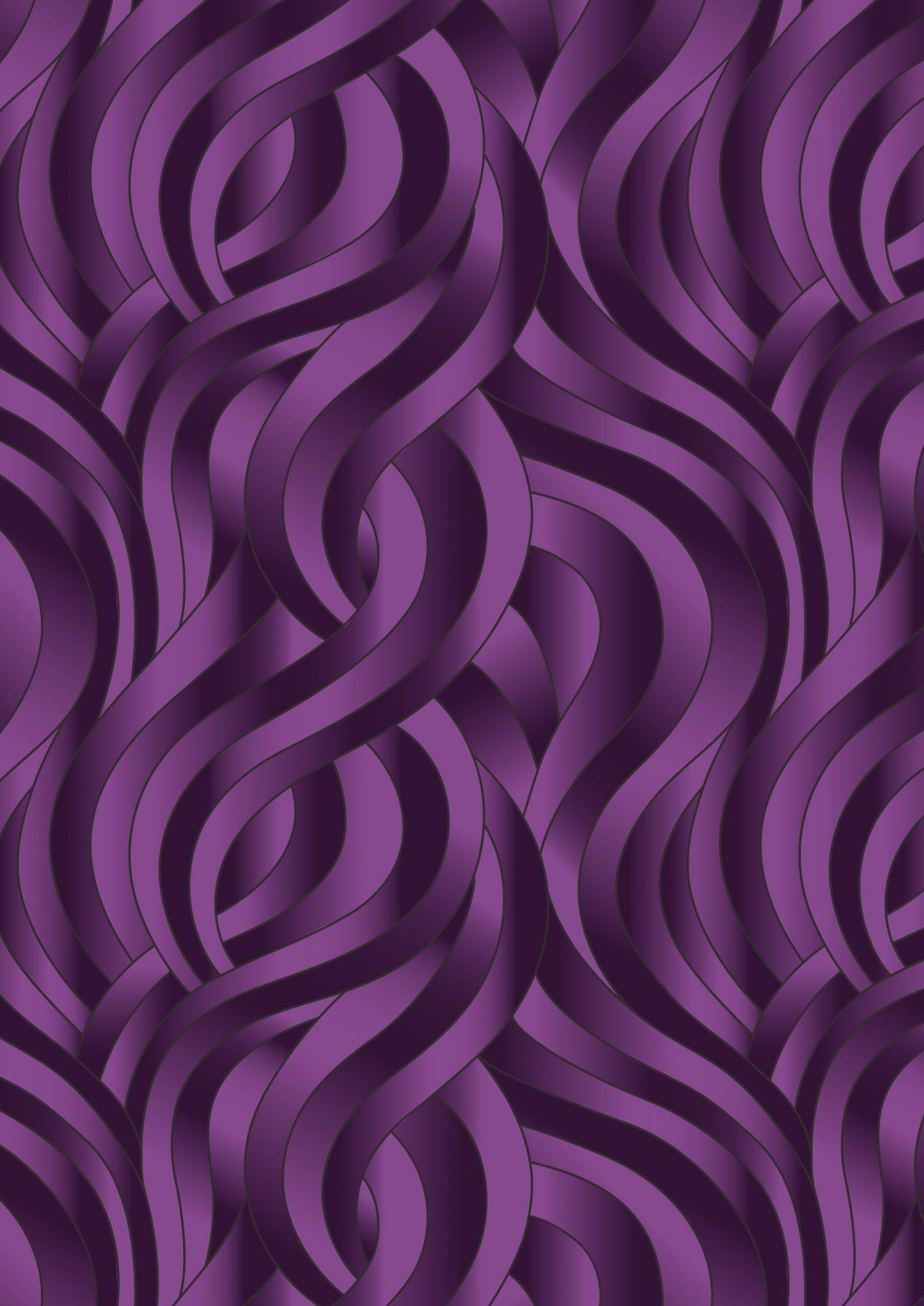 LAST BOLT!! Lewis & Irene Reflections Fabric Collection Swirls on Dark Purple Premium 100% Cotton Quilt Shop Quality Fabrics