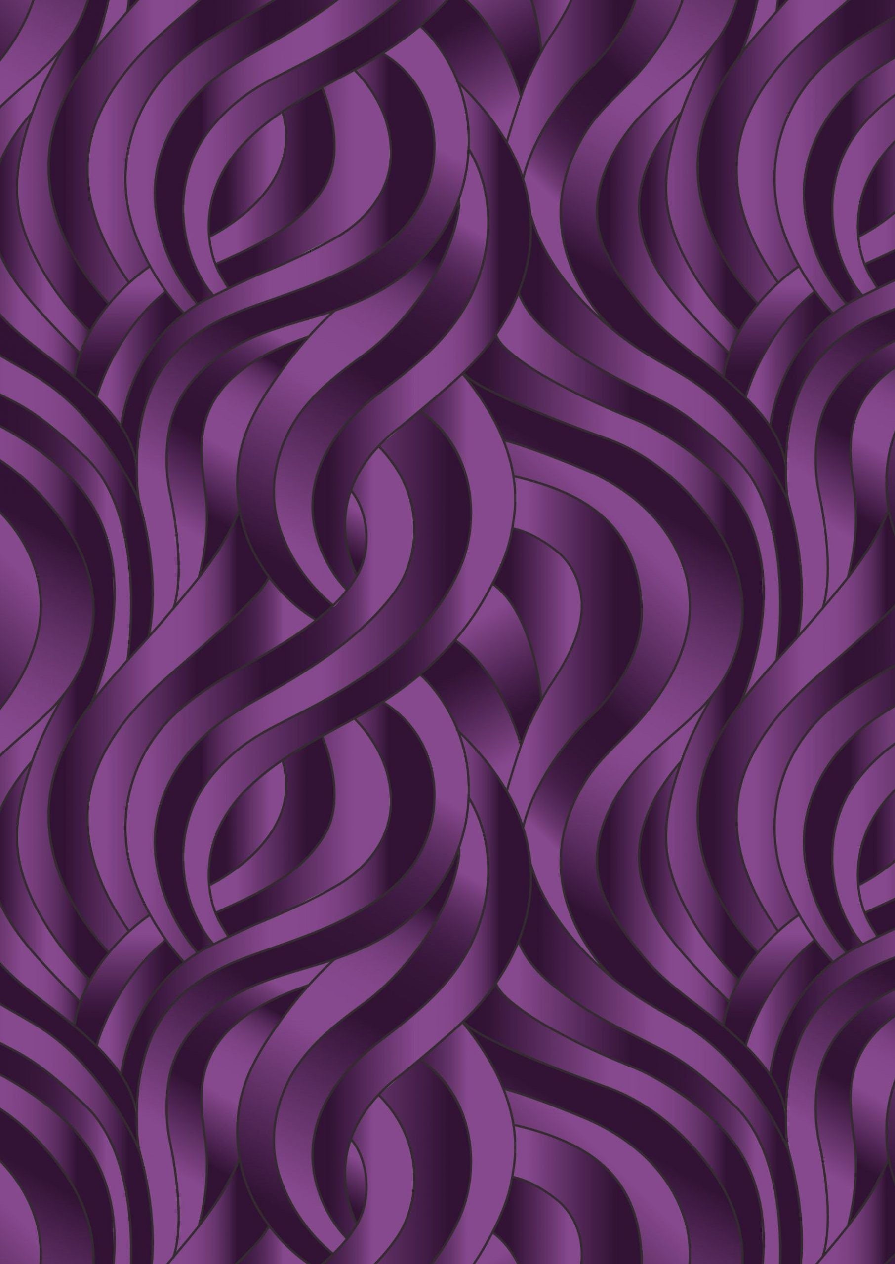 LAST BOLT!! Lewis & Irene Reflections Fabric Collection Swirls on Dark Purple Premium 100% Cotton Quilt Shop Quality Fabrics