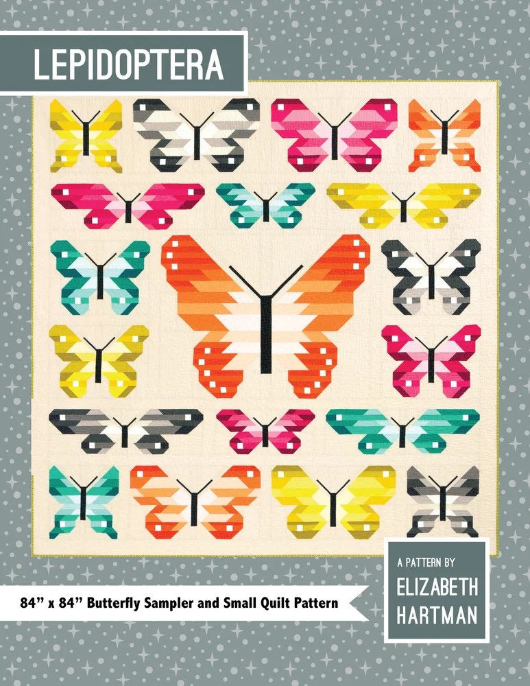 Elizabeth Hartman Lepidoptera Pattern (2 Size Variations Per Pattern)