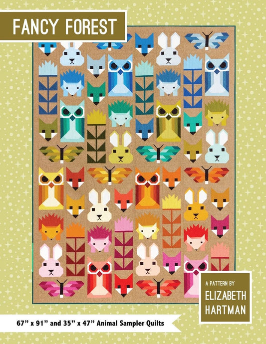 Elizabeth Hartman Fancy Forest Pattern (2 Size Variations Per Pattern)