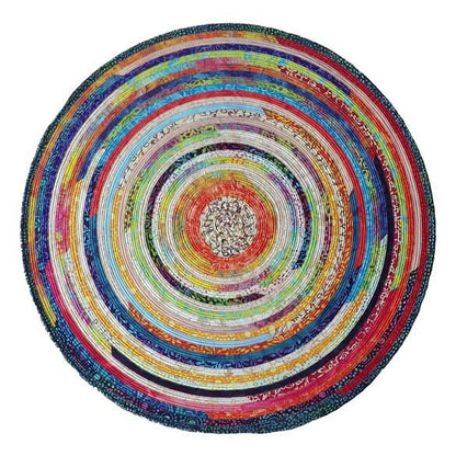 RJ Designs Colossal Round Rug Pattern Finished sizes 38” and 54” diameter