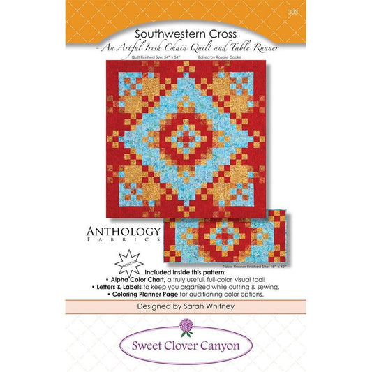 Sweet Clover Canyon Southwestern Cross Pattern (2 Size Variations Per Pattern)