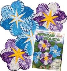 Quiltworx African Violets Petals Foundation Paper Piecing Placemat Pattern