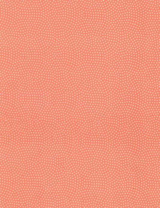 Timeless Treasures Basics Fabric Collection Basic Dots on Melon Premium 100% Cotton Quilt Shop Quality Fabrics