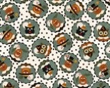 Maywood Studio Happy Jacks & Friends Flannel Fabric Collection Jacks and Friends on Cream QSQ100% Cotton Flannel