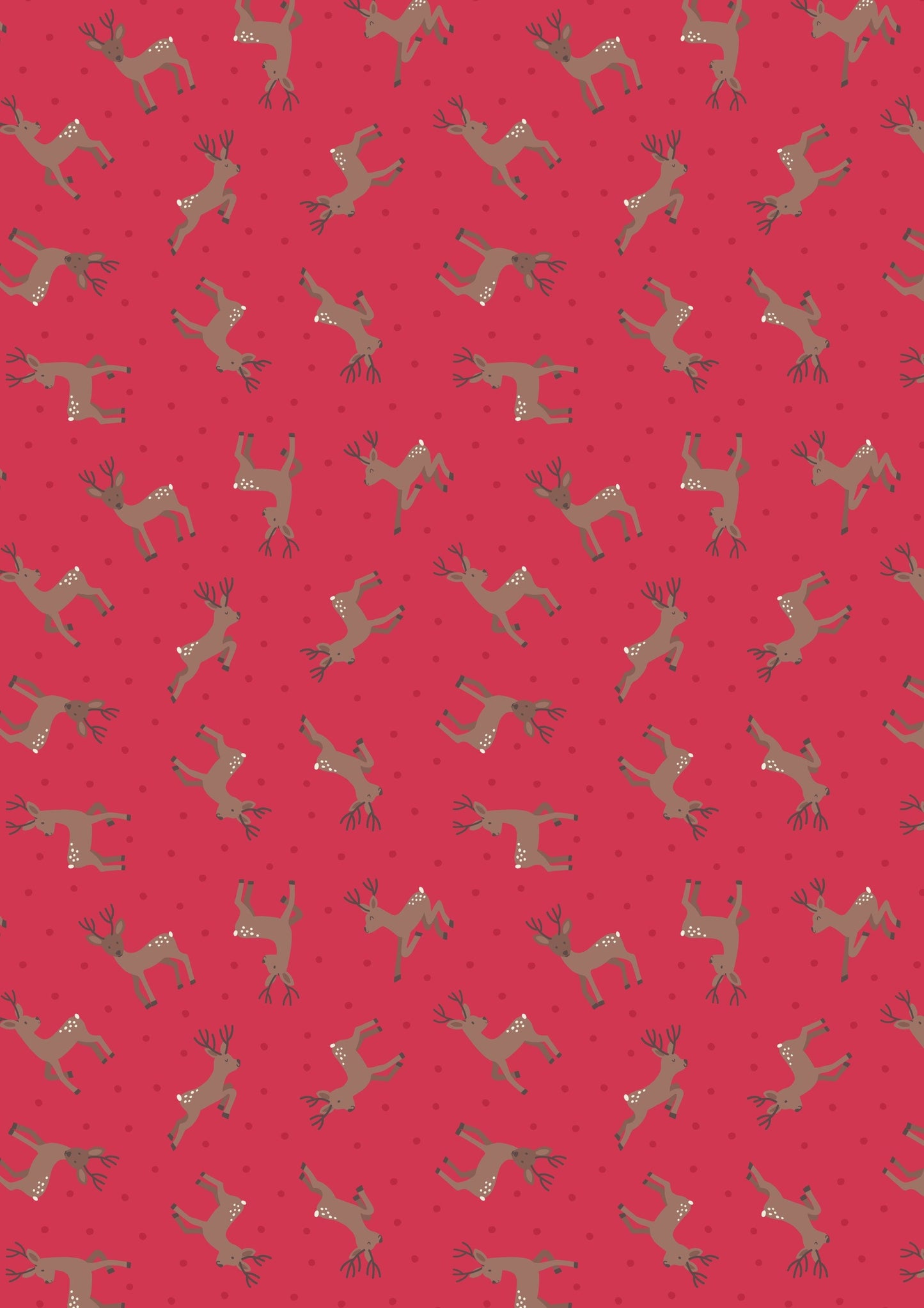 LAST BOLT! Lewis & Irene Small Things Country Creatures Fabric Collection Deer on Red Premium 100% Cotton Quilt Shop Quality Fabrics