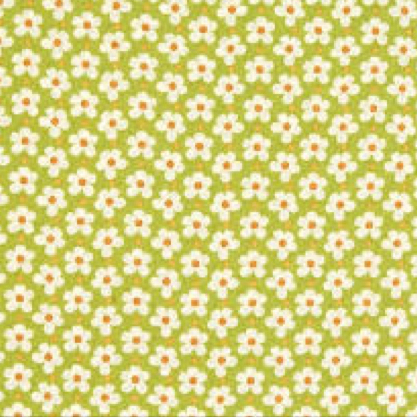 LAST BOLT! Riley Blake Strawberry Jam Fabric Collection Flowers on Green Premium 100% Cotton Quilt Shop Quality Fabrics