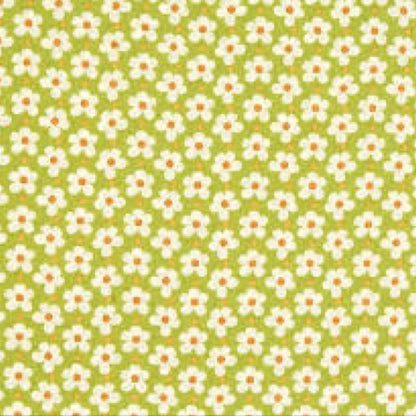 LAST BOLT! Riley Blake Strawberry Jam Fabric Collection Flowers on Green Premium 100% Cotton Quilt Shop Quality Fabrics