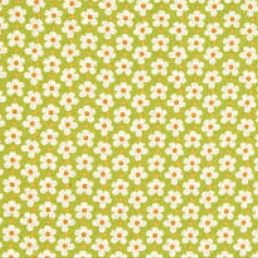 LAST BOLT! Riley Blake Strawberry Jam Fabric Collection Flowers on Green Premium 100% Cotton Quilt Shop Quality Fabrics