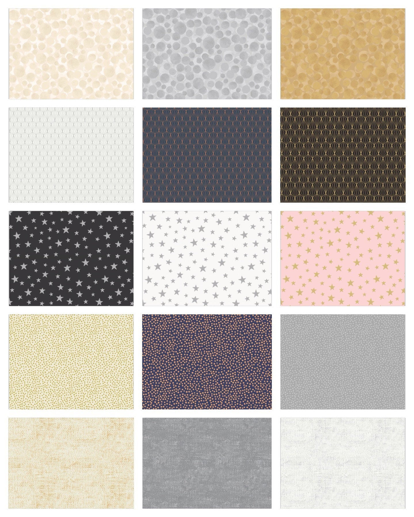 Lewis & Irene Marvelous Metallics Fabric Collection Metallic Silver Spot on Silver Premium 100% Cotton Quilt Shop Quality Fabrics