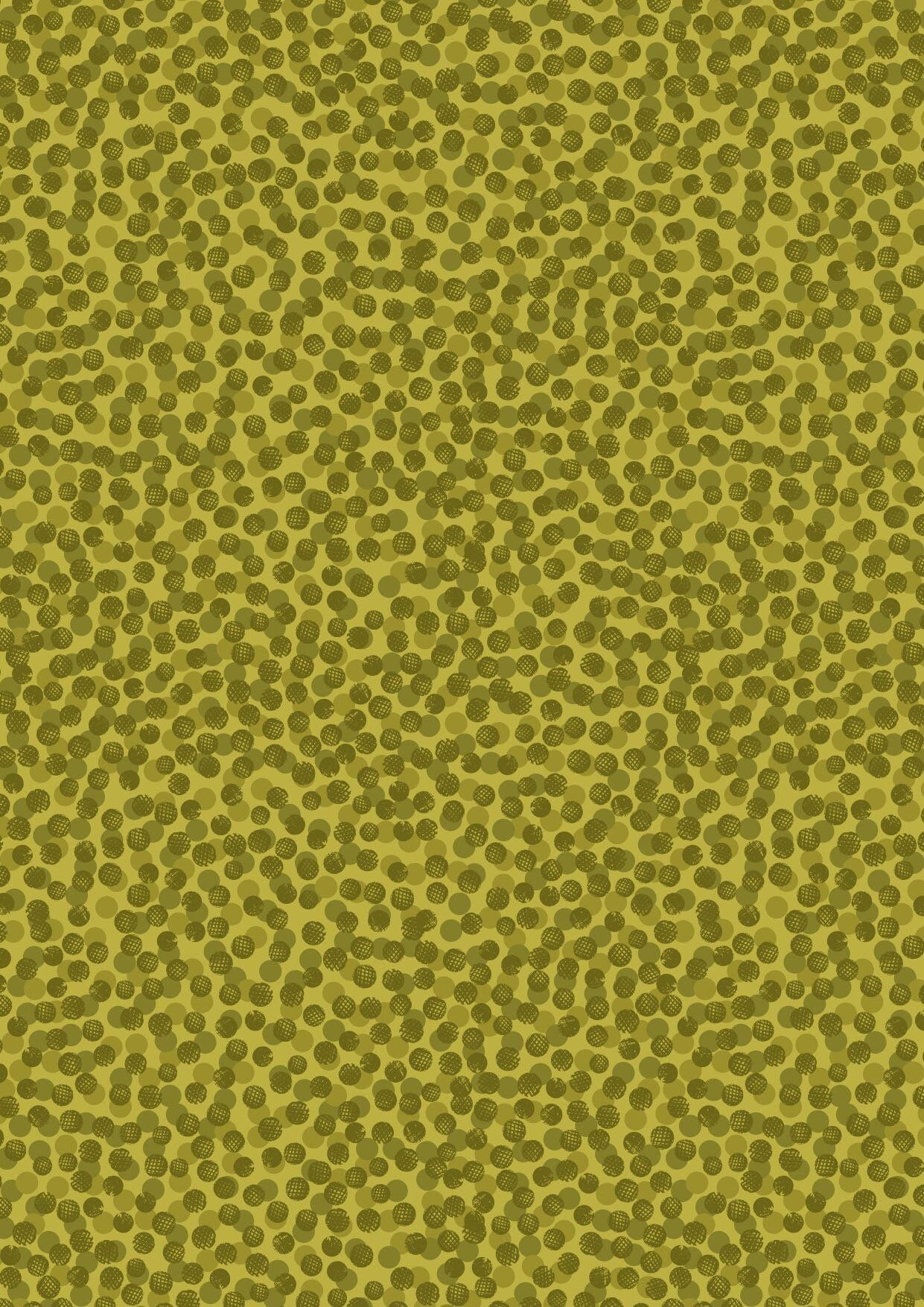 Lewis & Irene The Orchard Fabric Collection Abstract Berries on Green Premium 100% Cotton Quilt Shop Quality Fabrics