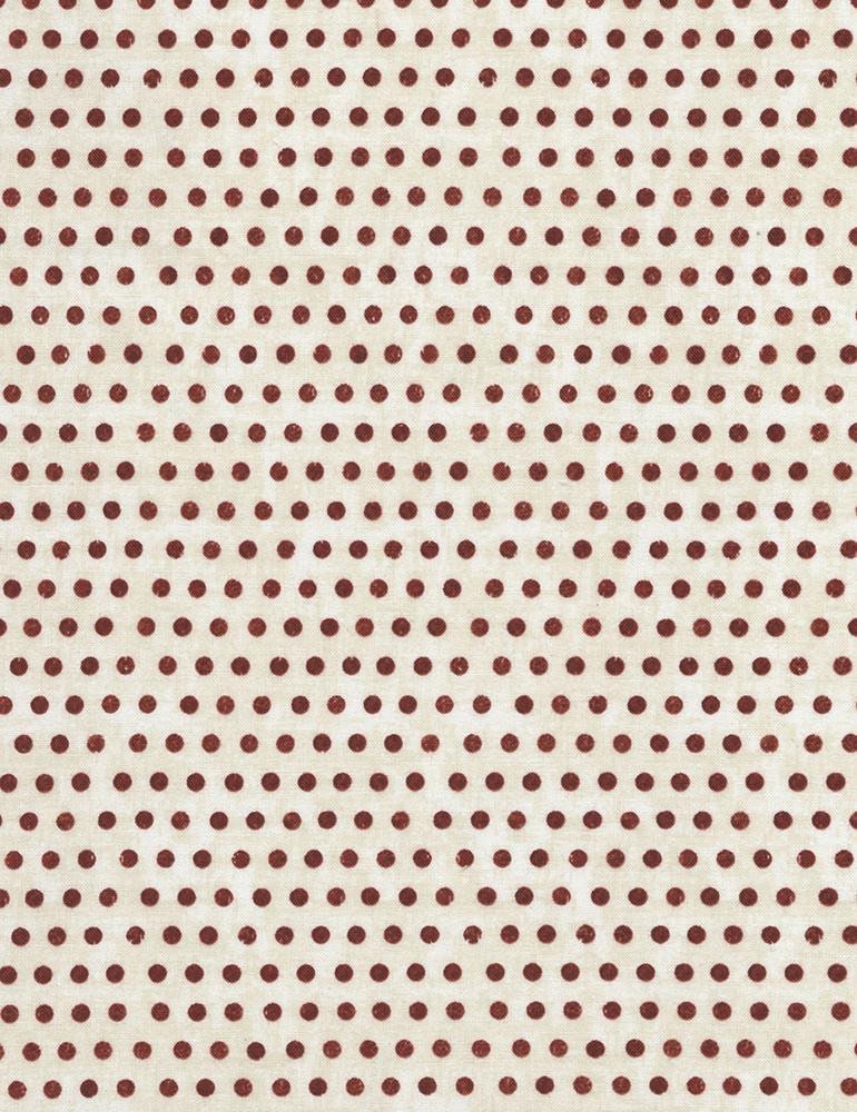 Timeless Treasures Stars and Stripes Fabric Collection Crimson Dots on Cream Premium 100% Cotton Quilt Shop Quality Fabrics