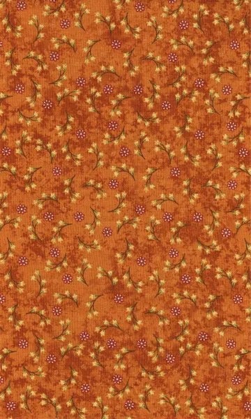 Henry Glass Note to Self Fabric Collection Floral on Dark Gold QSQ100% Cotton