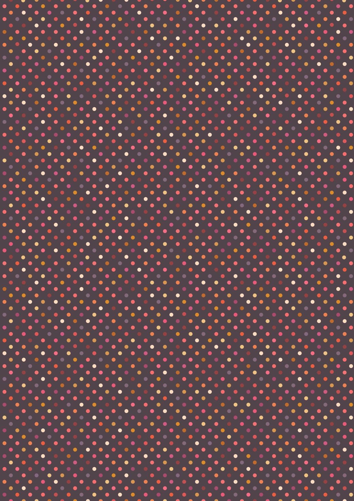 Lewis & Irene Rainbows Fabric Collection Rainbow Dots on Dark Premium 100% Cotton Quilt Shop Quality Fabrics