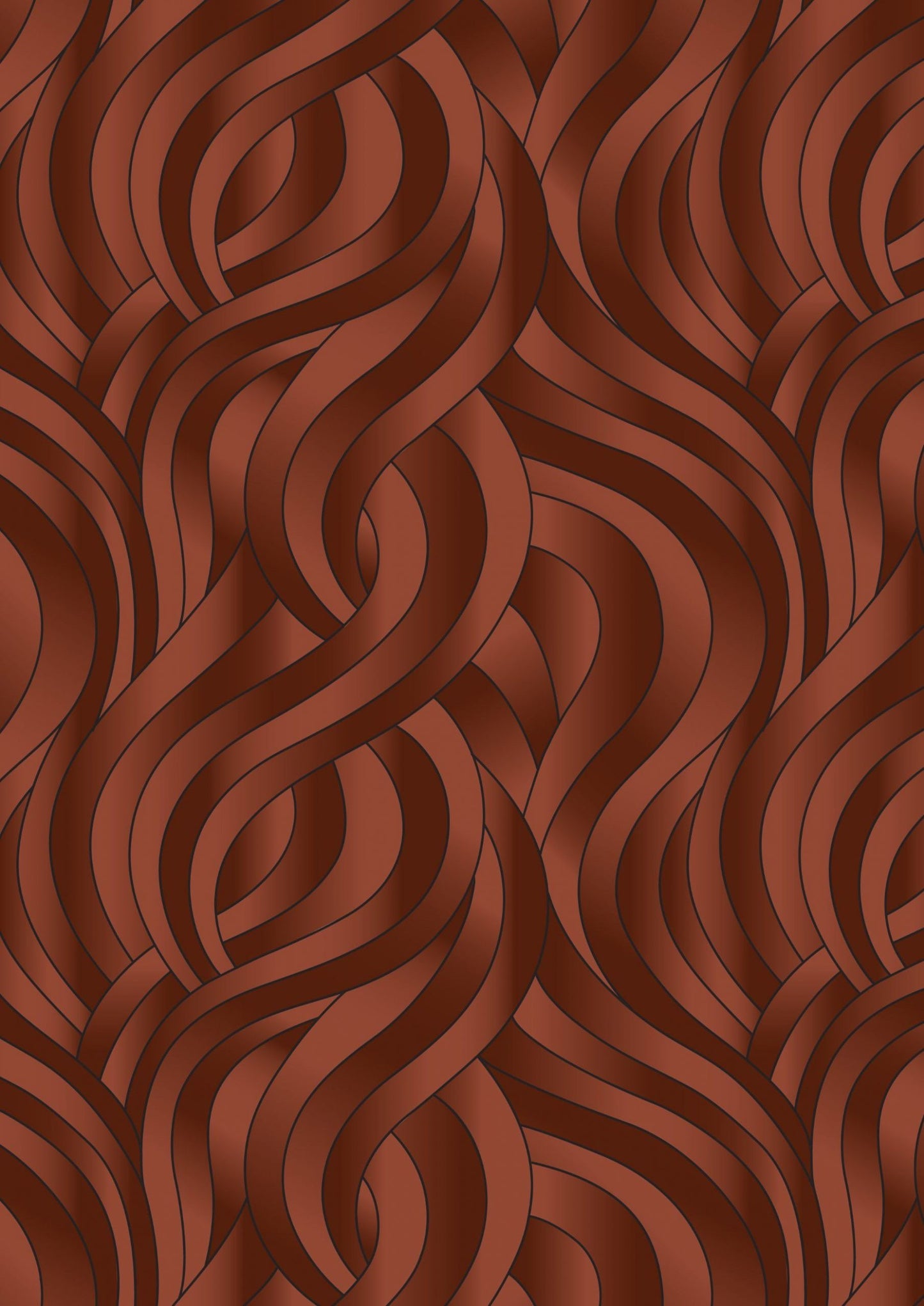 Lewis & Irene Reflections Fabric Collection Swirls on Chocolate Premium 100% Cotton Quilt Shop Quality Fabrics