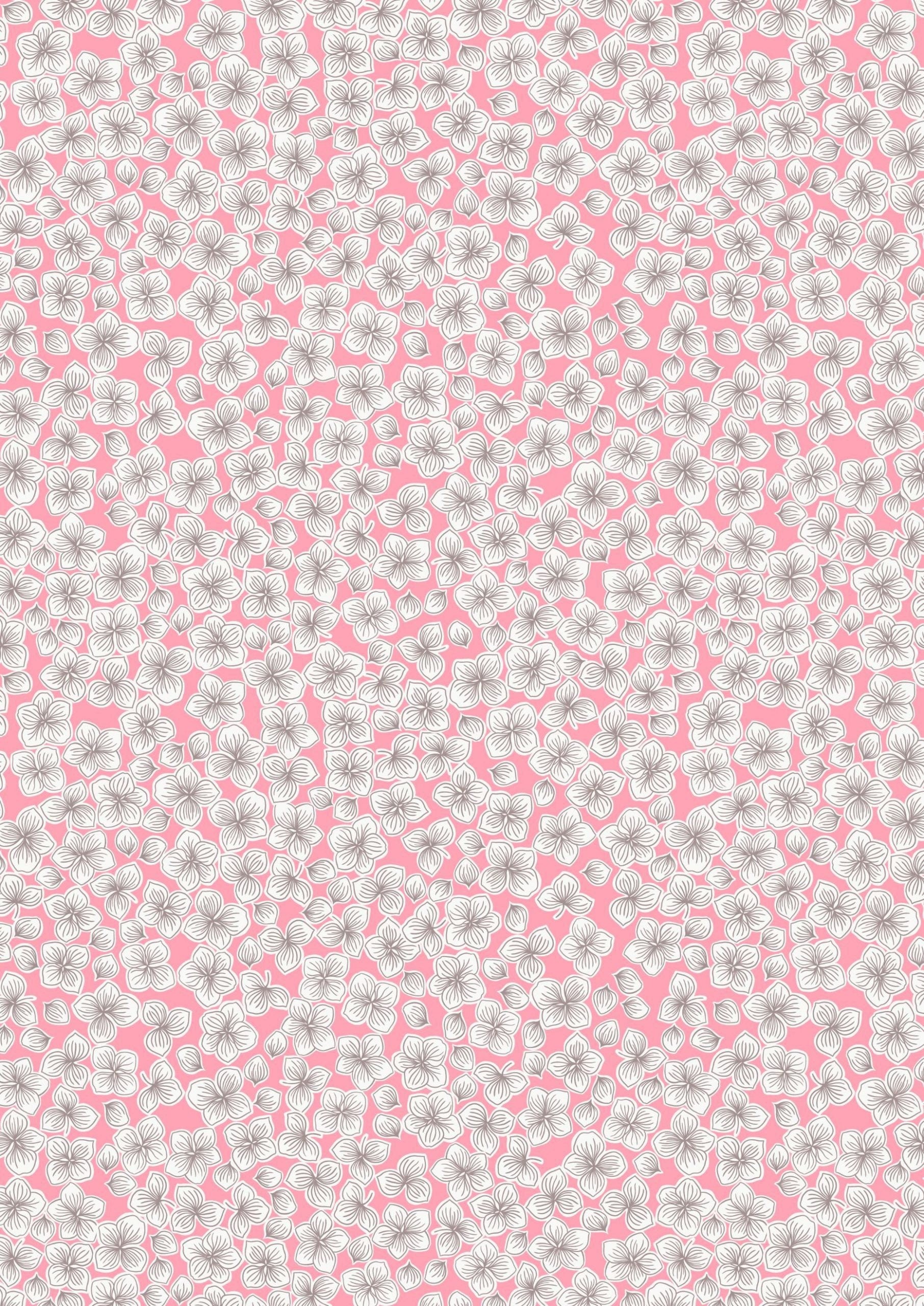 Lewis & Irene’s Love Blooms Fabric Collection Petals on Pink Premium 100% Cotton Quilt Shop Quality Fabrics