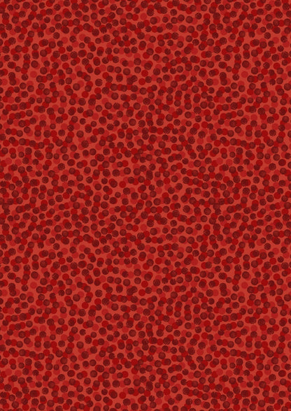 LAST BOLT! Lewis & Irene The Orchard Fabric Collection Abstract Berries on Red Premium 100% Cotton Quilt Shop Quality Fabrics