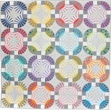 Sew Kind of Wonderful Chic Kisses Quilt Pattern Finished size 92”x92”