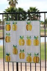 Sew Kind of Wonderful Mod Pineapples Quilt Pattern Finished size 56”x74”