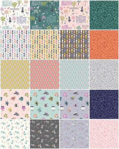 Lewis & Irene Poodle and Doodle Fabric Collection 42 Piece 10” Square Scrumptious Layer Cakes Premium 100% Cotton Quilt Shop Quality Fabrics