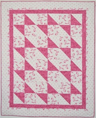 Fabric Cafe Boxes & Bows Quilt Pattern (uses only 3YDS of fabric) Finished Size 49”x61”