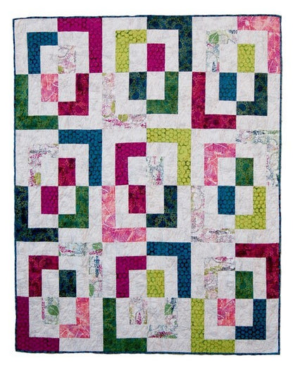 Digital Download Cotton Street Commons Hyde Park Quilt Pattern Finished Size 60"x72"