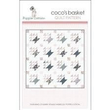 Poppie Cotton Coco’s Baskets Quilt Pattern (2 Size Variations Per Pattern)