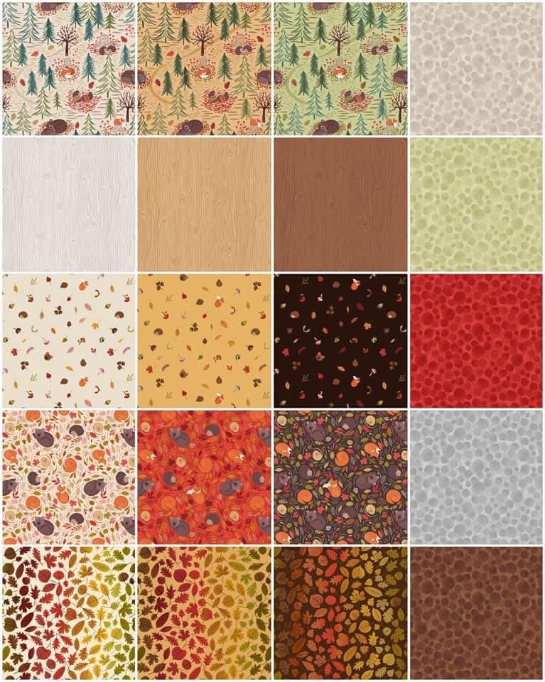 Lewis & Irene A Winter Nap Fabric Collection Winter Nap on Green Premium 100% Cotton Quilt Shop Quality Fabrics