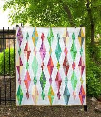 Sew Kind of Wonderful Diamond Daze Quilt Pattern Finished Size 63”x70”