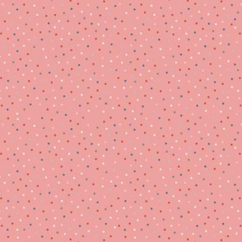 Poppie Cotton Country Confetti Blenders Fabric Collection Country Confetti on Cotton Candy Premium 100% Cotton Quilt Shop Quality Fabrics