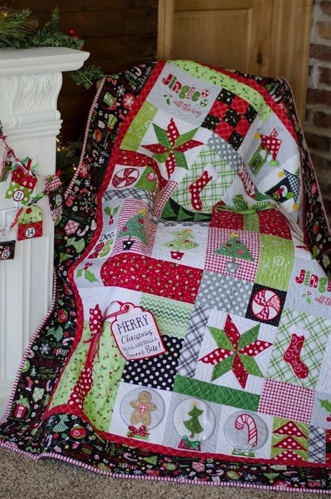 RETIRED!! Kimberbell Jingle All The Way Machine Quilt Sewing Version